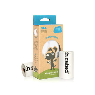 Dog Waste Bags Composable Carton - Earth Rated EcoBags
