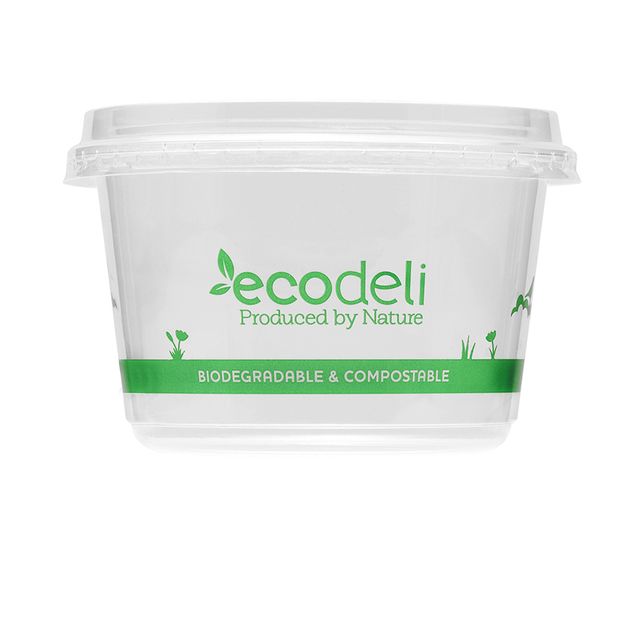 Deli Containers 360ml PLA - Ecoware
