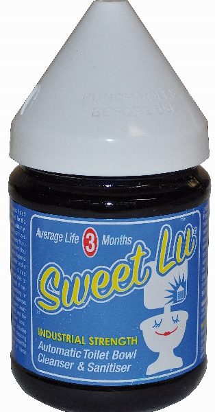 Sweet Lu Blue toilet bowl cleaner, Carton 12 - Edco
