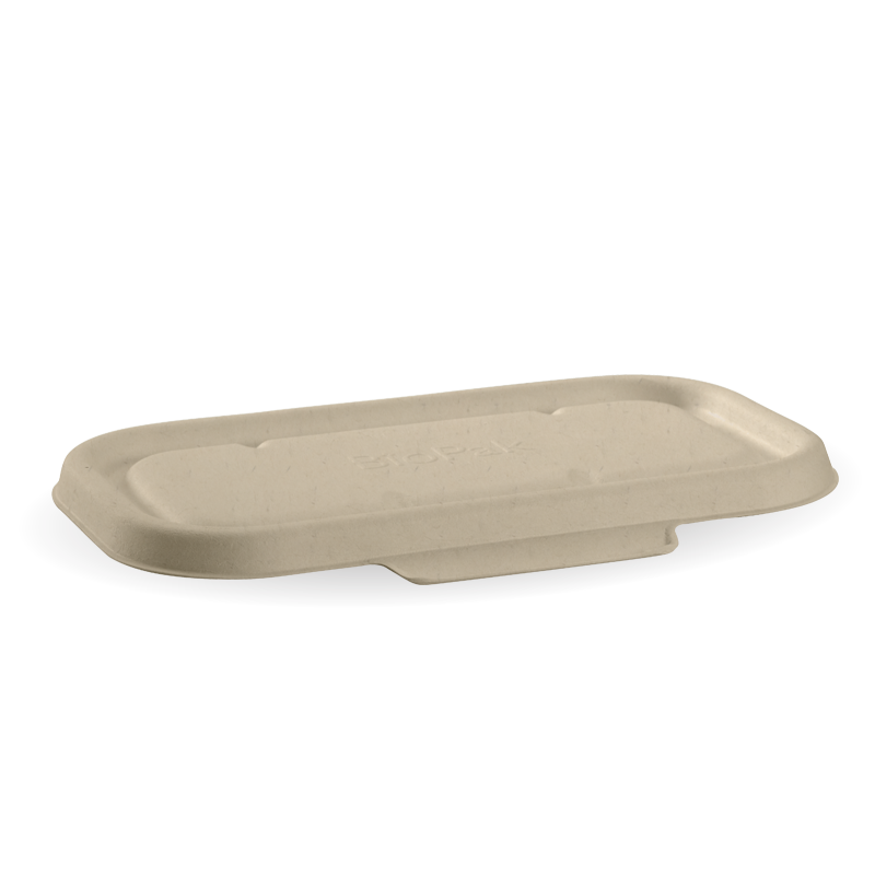 Takeaway Container Lid Natural Large BioCane - BioPak