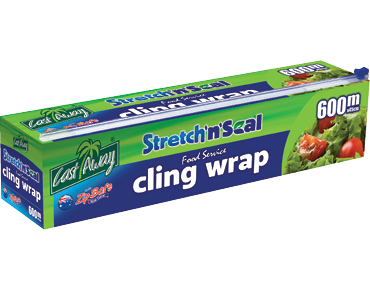 Stretch'n'Seal' Foodservice Cling Wrap 45cm - 600m - Castaway