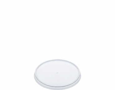 Locksafe' Small Round Tamper Evident Lids (suit 160-400 ml Cont), Clear - Castaway