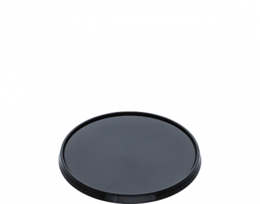 Locksafe' Round Tamper Evident Container Lids (suit 300-1120ml cont), Black - Castaway