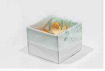 Office Desk Cube 1L - 11x11x8cm high, Carton 50 - Vegware