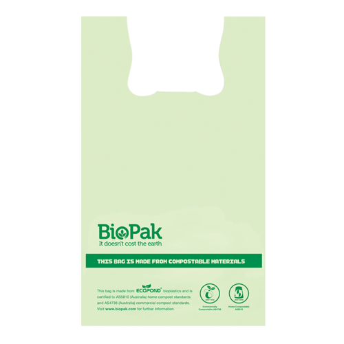 20L Bin Liner with Handles Compostable - Biopak