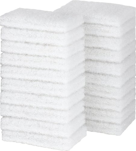 Scrub-A-Dub Pad 6x4 inch / 150x100mm WHITE - Glomesh