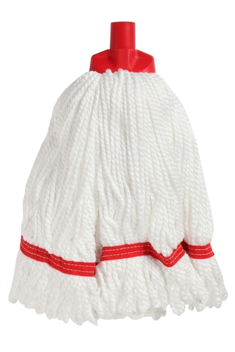 Edco Microfibre Round Mop RED, Each - Edco