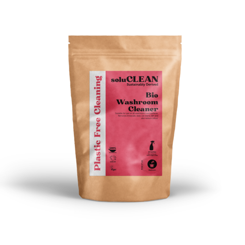 Biological bathroom / washroom cleaner- Fragranced Soluble Sachets Pack 10 (1 Sachet = 750ml) - soluCLEAN