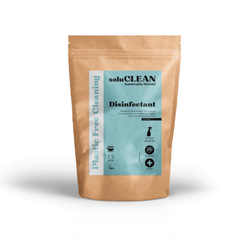 Disinfectant Surface Cleaner Soluble Sachets Pack 10 (1 Sachet = 750ml) - soluCLEAN