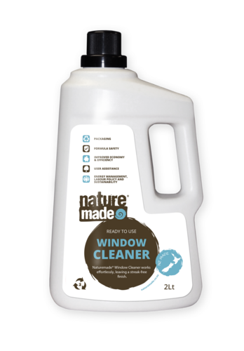 Window and Glass Cleaner RTU 2L - Naturemade