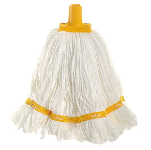 Sabco 350G Microfibre  Round Mop Head  Yellow 