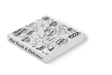 Pizza Box Trend Pizza Slice Text 9