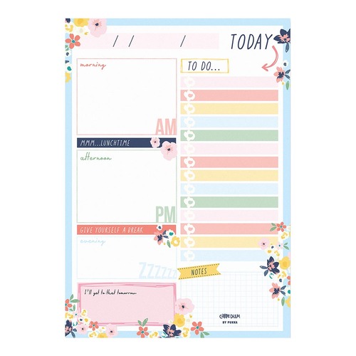 Carpe Diem Daily Planner Pad Ditzy Floral