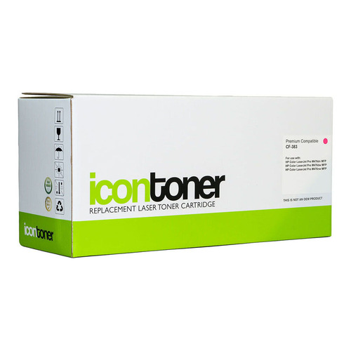 Icon Remanufactured HP CF383A Magenta Toner Cartridge (312A)