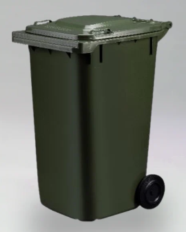 Wheelie Bin 240Litre Dark Green