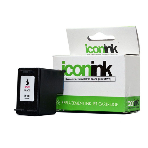 Icon Remanufactured HP 98 Black Ink Cartridge (C9364WA)