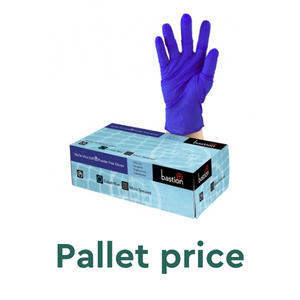 Nitrile Ultra Soft Cobalt Blue P/F X-Large - Bastion - Pallet 75ctns