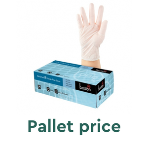Nitrile Soft White Powderfree Small - Bastion - Pallet 60 cartons