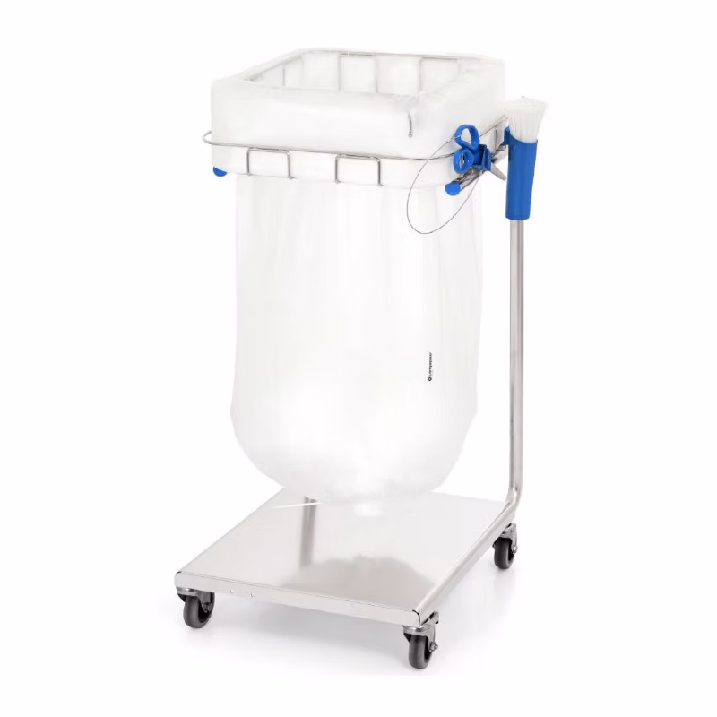 Longopac Maxi Dynamic Galvanized Bin Waste Bin - 180 Litres