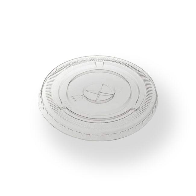 Banquet PET Clear Flat Lid: 12 - 24 oz