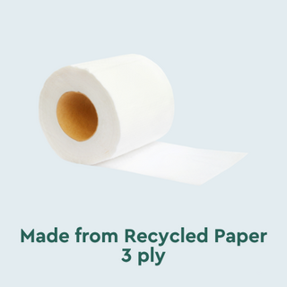 3 Ply Recycled Toilet Paper NZ