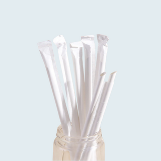 Wrapped Paper Straws