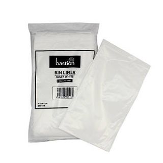 Bin Liner White 60 Litre - Bastion