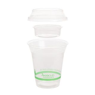 Flat Lid & Insert for Clear EcoCup 96mm - Ecoware