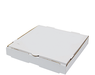 Extra Large Pizza Boxes, 15"  (printed 'Great Pizza'), White - Castaway