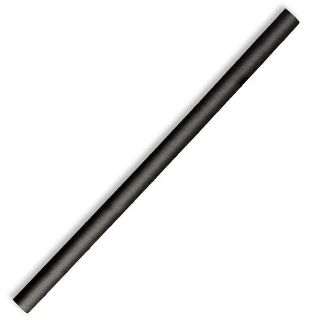 Paper Straws 10mm Jumbo Black - Biopak