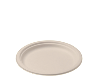 Enviroboard® Medium Round Plate, Natural