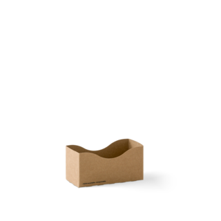 Burger Holder 115x55x57mm Brown - Go Range - Detpak