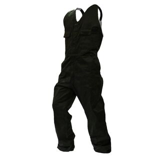 Overall Action Bib, 300Gsm Cotton, Black-Size 13
