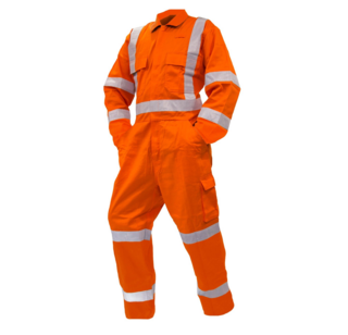 Overall Ls, 200Gsm Cotton Ripstop, Orange, Ttmc-W-Size 5