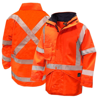 Torrential Rain Jacket, Orange-Size 6Xl