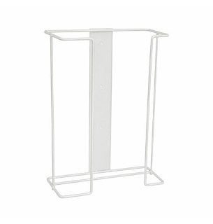 Triple Wire Glove Holder - White, 285mm x 90mm x 360mm - Matthews